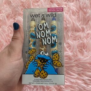 Wet n wild 3 piece makeup multi-use sticks Cookie Monster Sesame Street